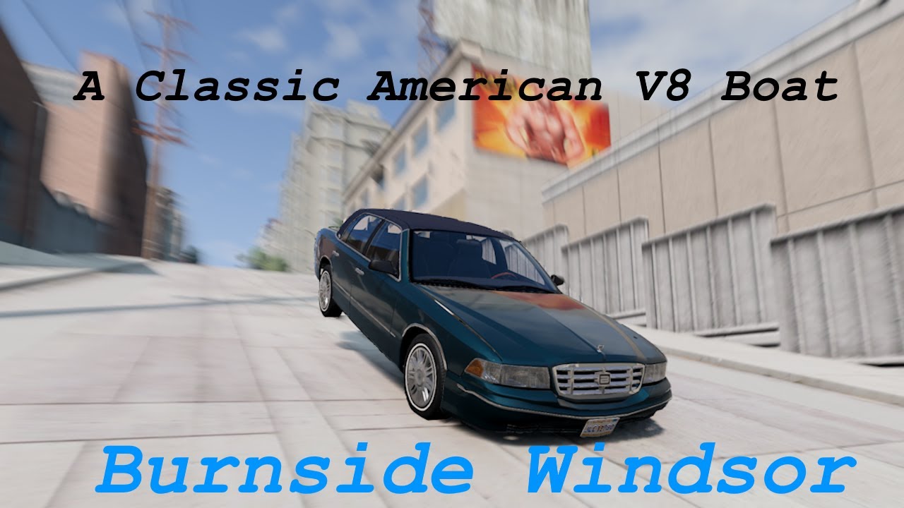 A Classic American Luxury Land Boat - Burnside Windsor POV Drive (BeamNG VR)