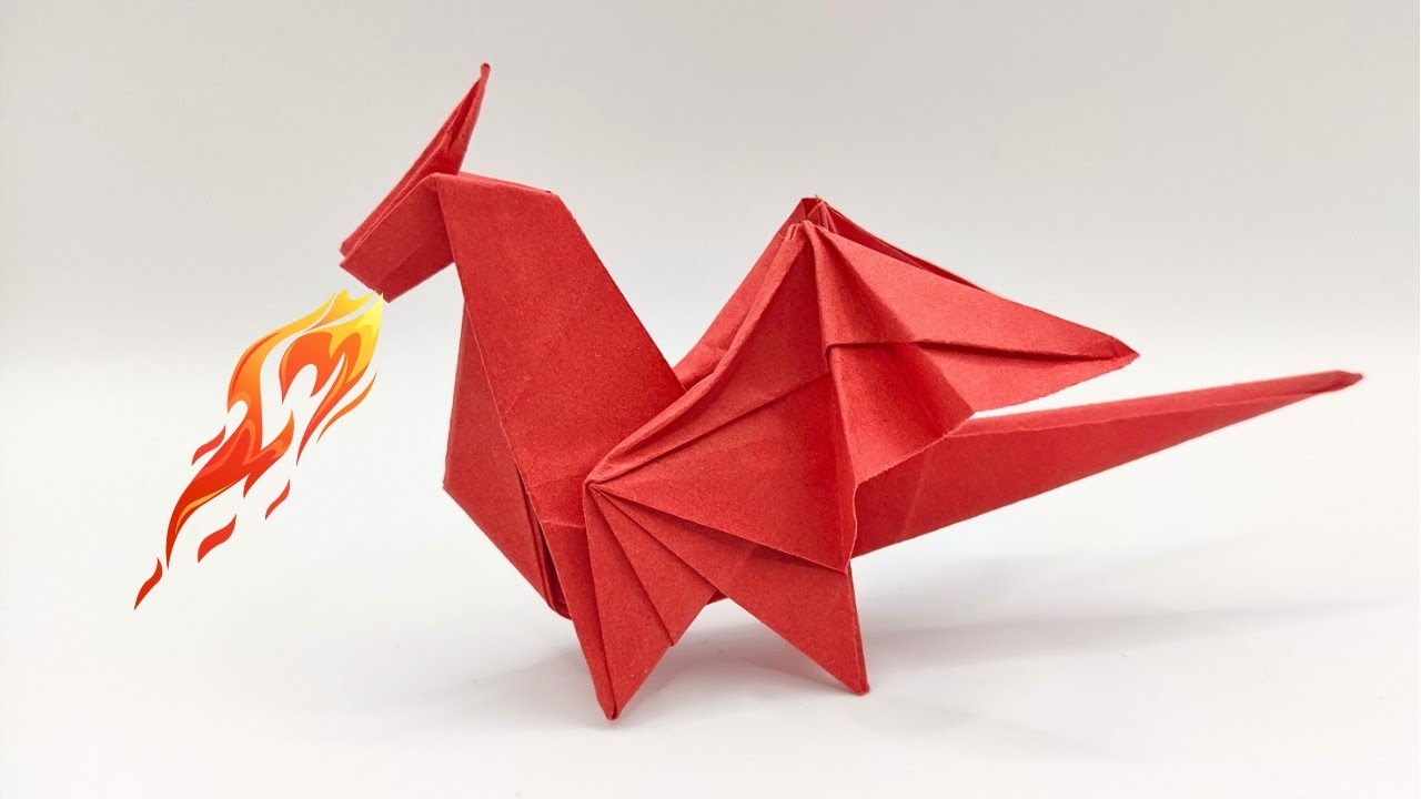 Origami PROUD DRAGON 🐉 How to make a paper dragons