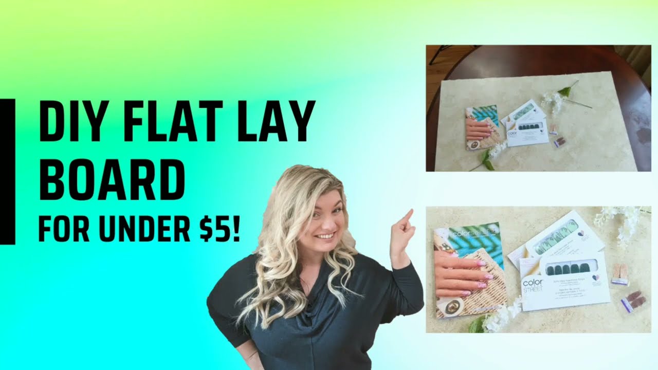 How to Make a Photography Flat Lay Board under $5!