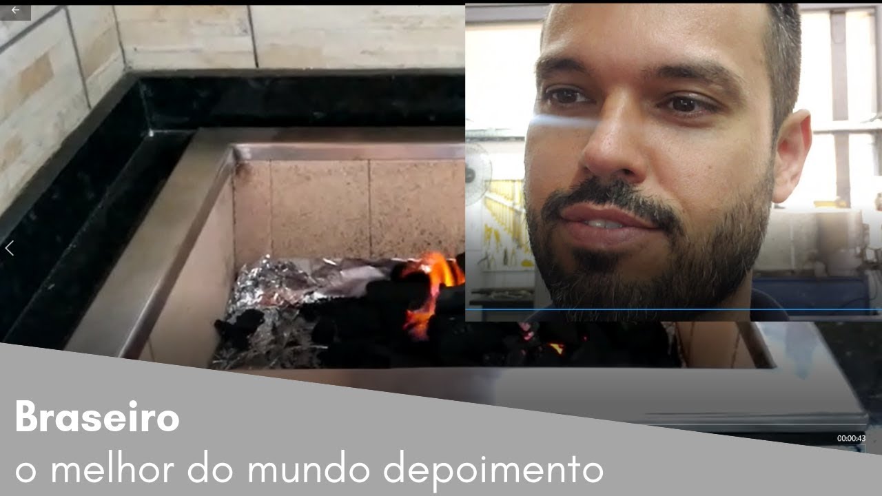Chegou !!! Braseiro o melhor do Mundo! Depoimento O melhor Churrasco