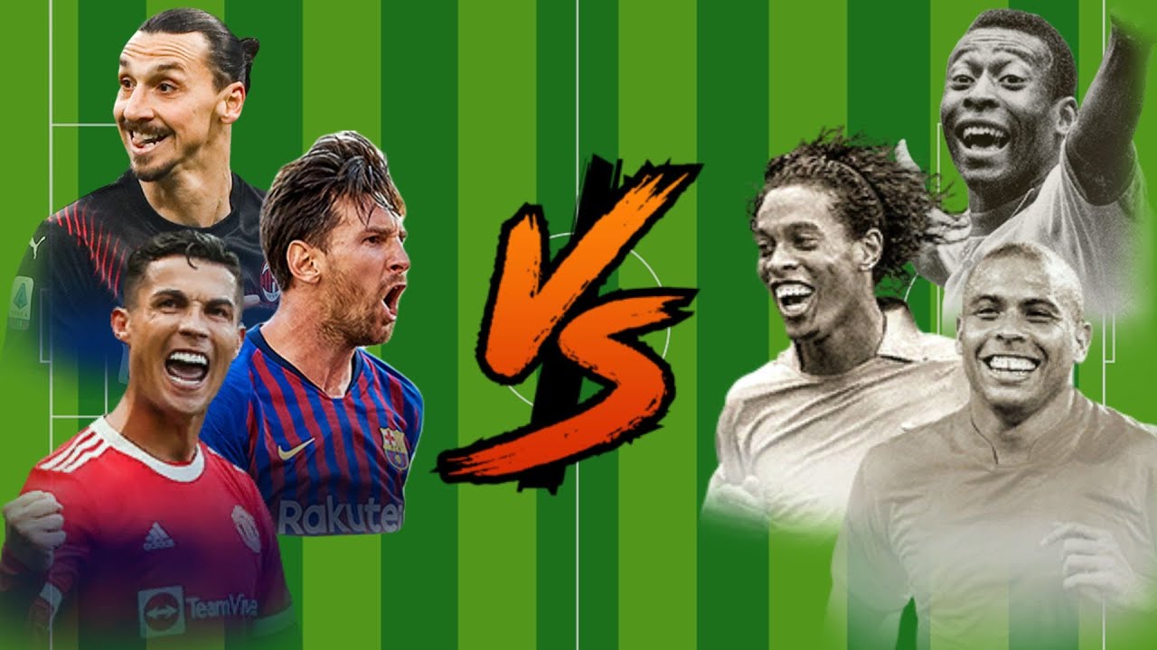 Messi-Ronaldo-İbrahimoviç vs Pele-Ronaldinho-R9💪