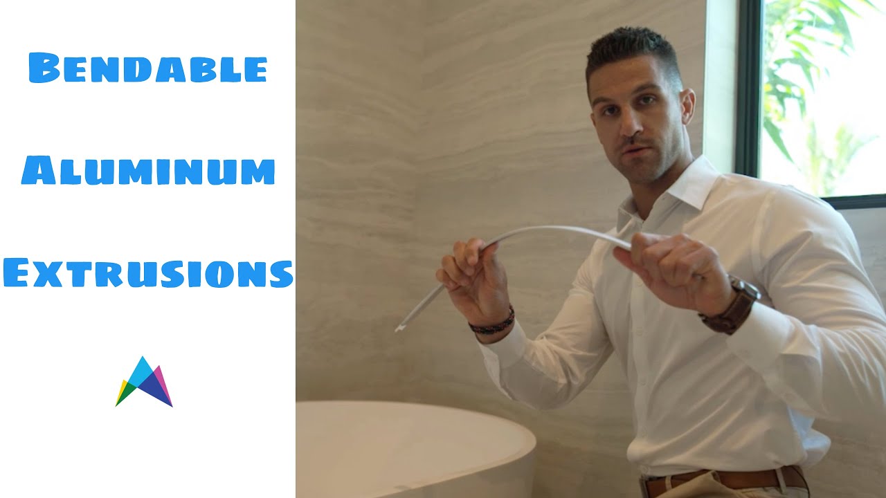 Bendable Aluminum Extrusion for LED tape - GM Lighting LED-CHL-BND - Slater Lighting