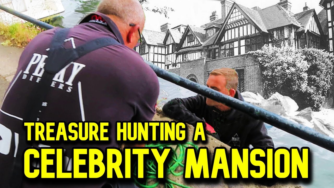 Treasure Hunting Outside a Former Movie Star's Mansion
