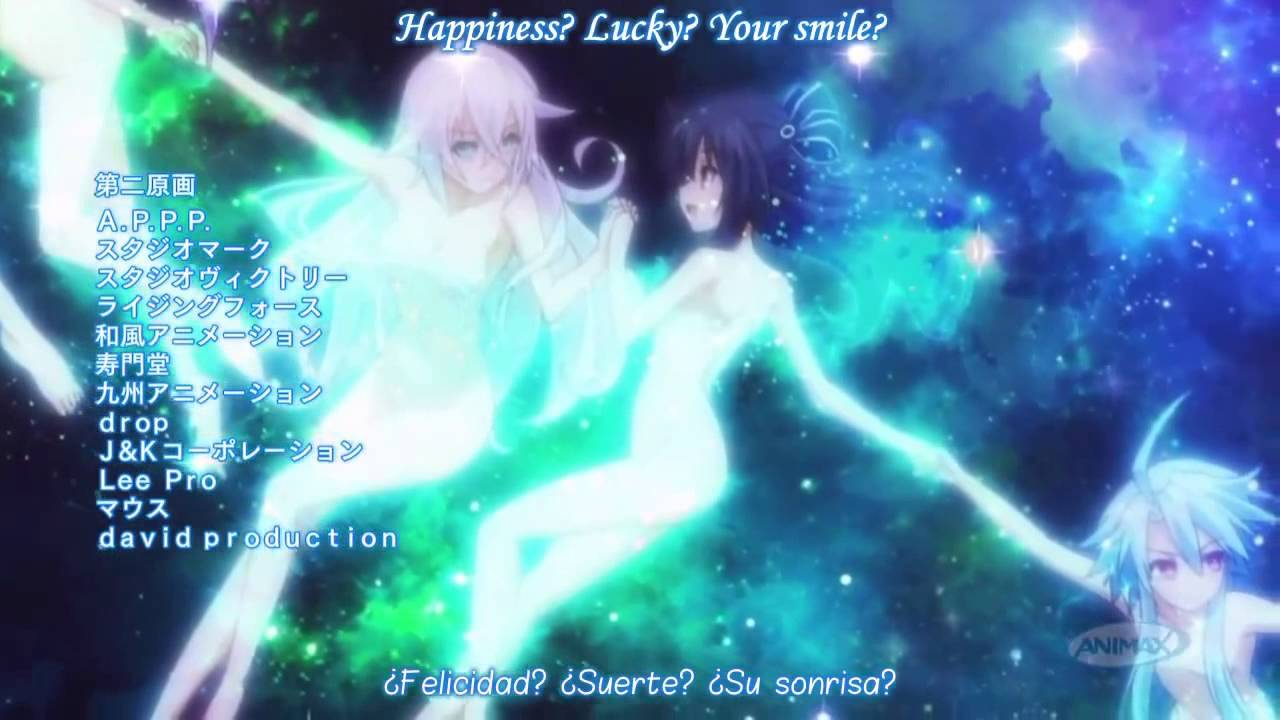 Choujigen Game Neptune the Animation Ending 2 go love peace