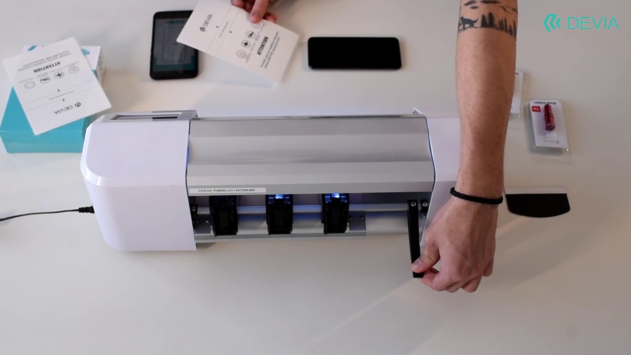 Como Instalar e Produzir Películas : Nova Recortadora de Películas Devia