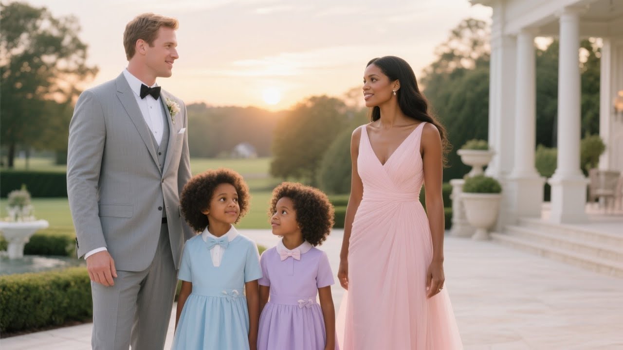 A WEALTHY CEO COMFORTS CRYING TWINS AT THE WEDDING — FROZE WHEN HE SEES THEIR MOM