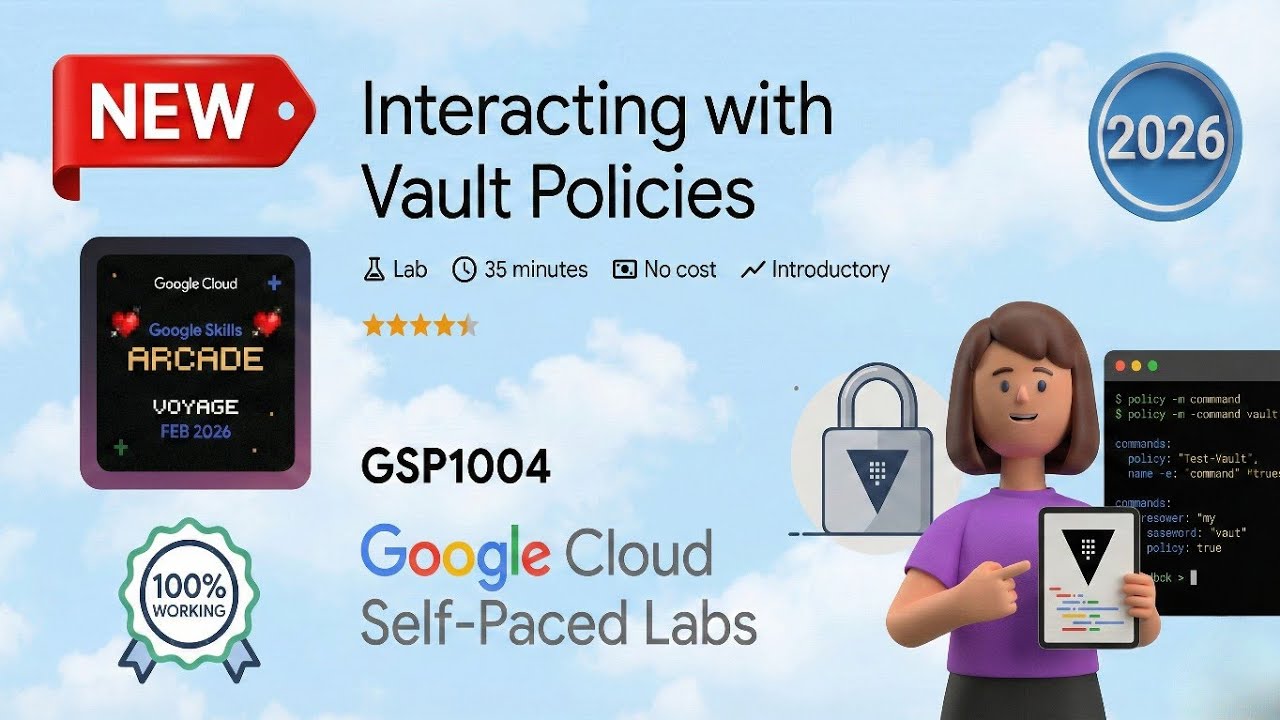 Interacting with Vault Policies | GSP1004 | Arcade 2026