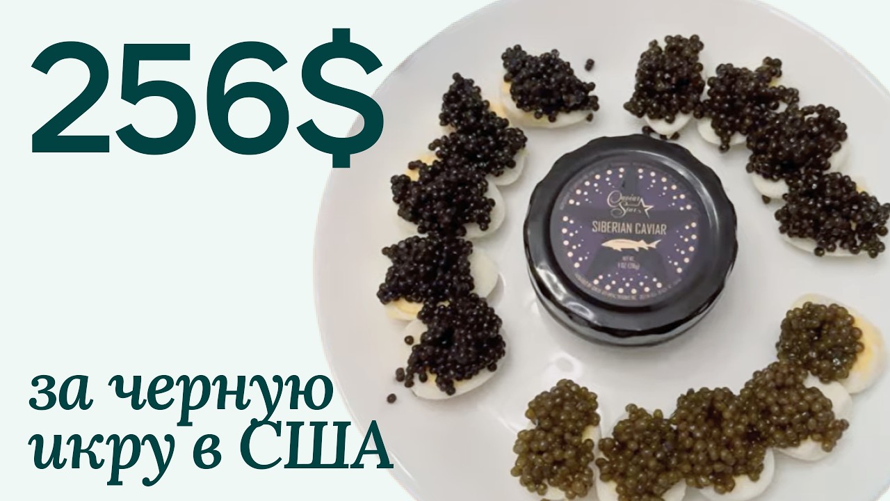 265$ за чёрную икру в США: честная дегустация