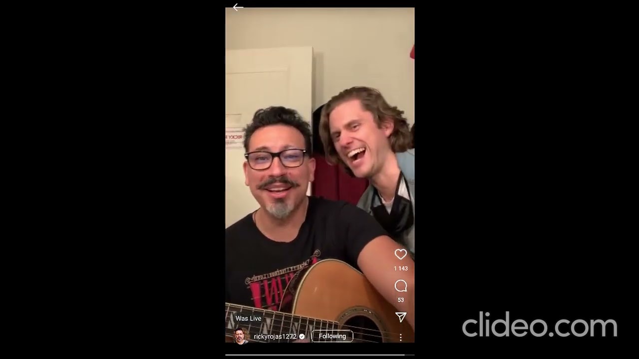 Ricky Rojas live moments that live rent free in my head (ft Aaron Tveit, Tam Mutu + others)