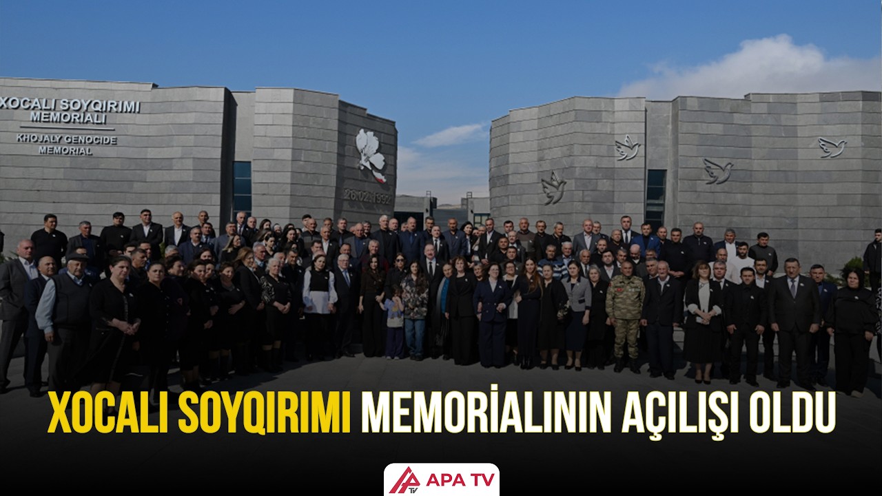 Prezident və birinci xanım Xocalı Soyqırımı Memorialının açılışında iştirak ediblər | APA TV