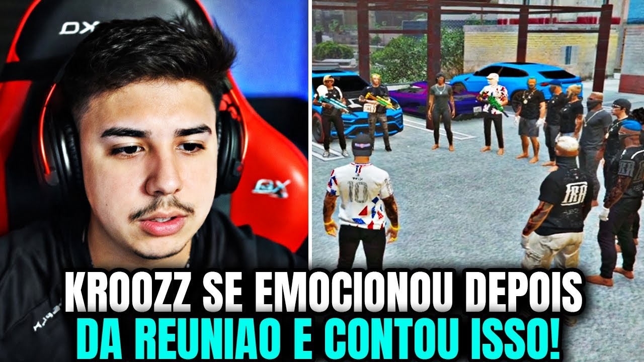KROOZZ NÃO AGUENTOU A REUNIÃO E SE EMOCIONOU! FALOU DO CORINGA!