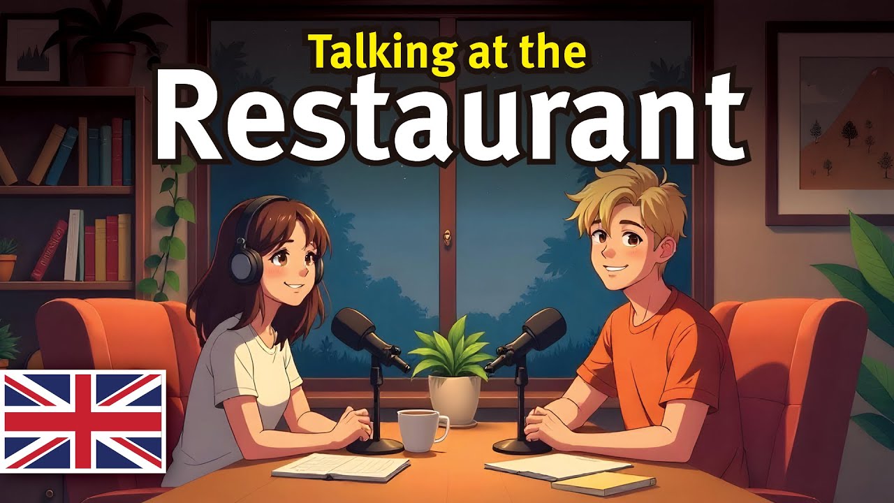 Speaking English at Restaurants 🇬🇧✨ Real Situations Covered