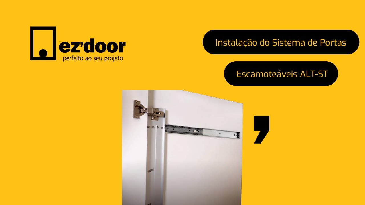 TUTORIAL INSTALAÇÃO ALT ST - PORTAS ESCAMOTEÁVEIS