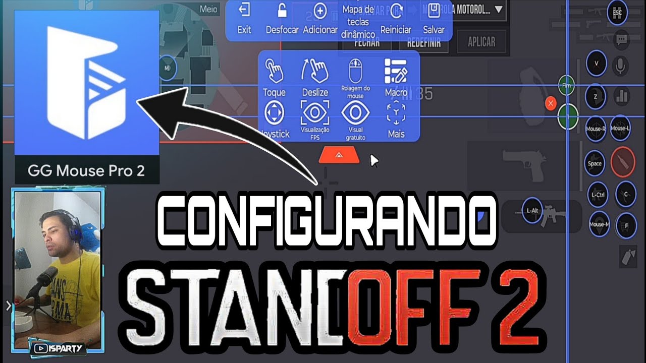 CONFIGURANDO GG MOUSE PRO 2 PELA PRIMEIRA VEZ NO - STANDOFF 2