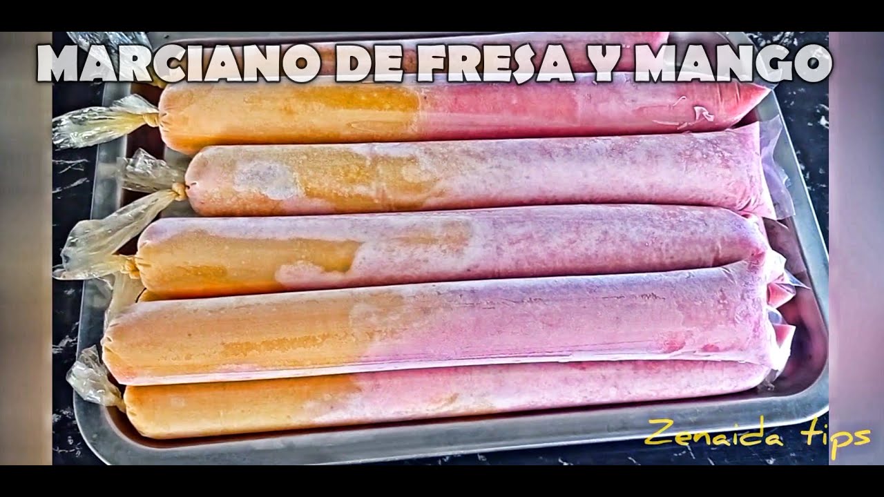 Cómo Preparar Marcianos En Una Sola Bolsita Dos Sabores Fresa y Mango
