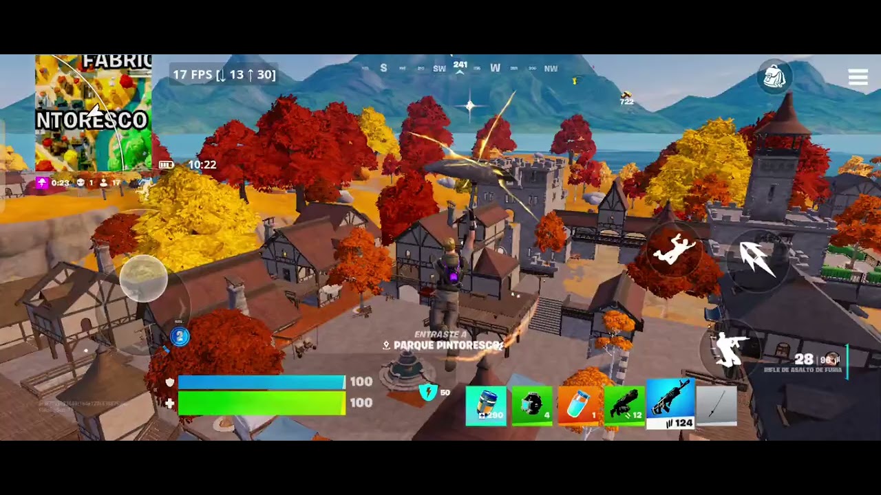 Fornite mobil (gameplay no comentary) Android