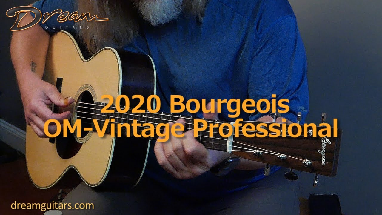 2020 Bourgeois OM-Vintage Professional, Indian Rosewood & Adirondack Spruce