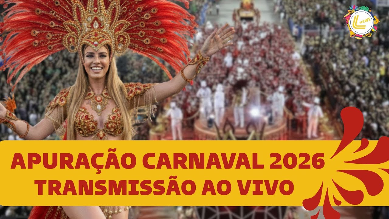 APURAÇÃO DO CARNAVAL AO VIVO DIRETO DA CIDADE DO SAMBA - APURAÇÃO DO CARNAVAL DO RIO AO VIVO