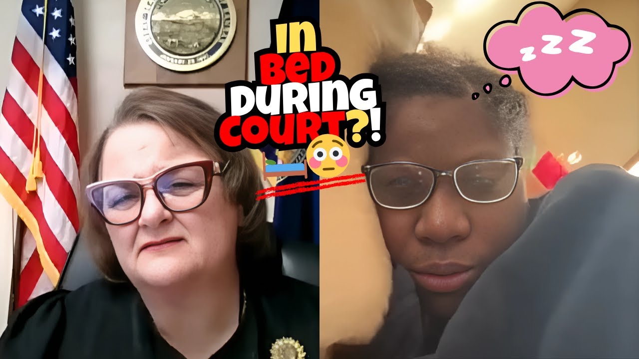 Judge Stunned 😳 She’s in PJs on Zoom… Then Tries to Leave for a Job Interview 😬🛏️