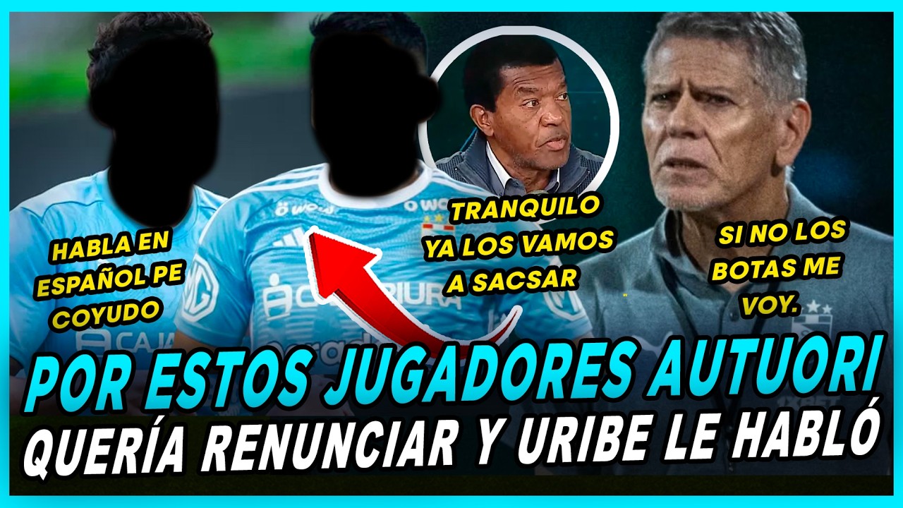 ESTOS JUGADORES de CRISTAL NO QUIEREN a AUTUORI por ESO QUIERE RENUNCIAR 
