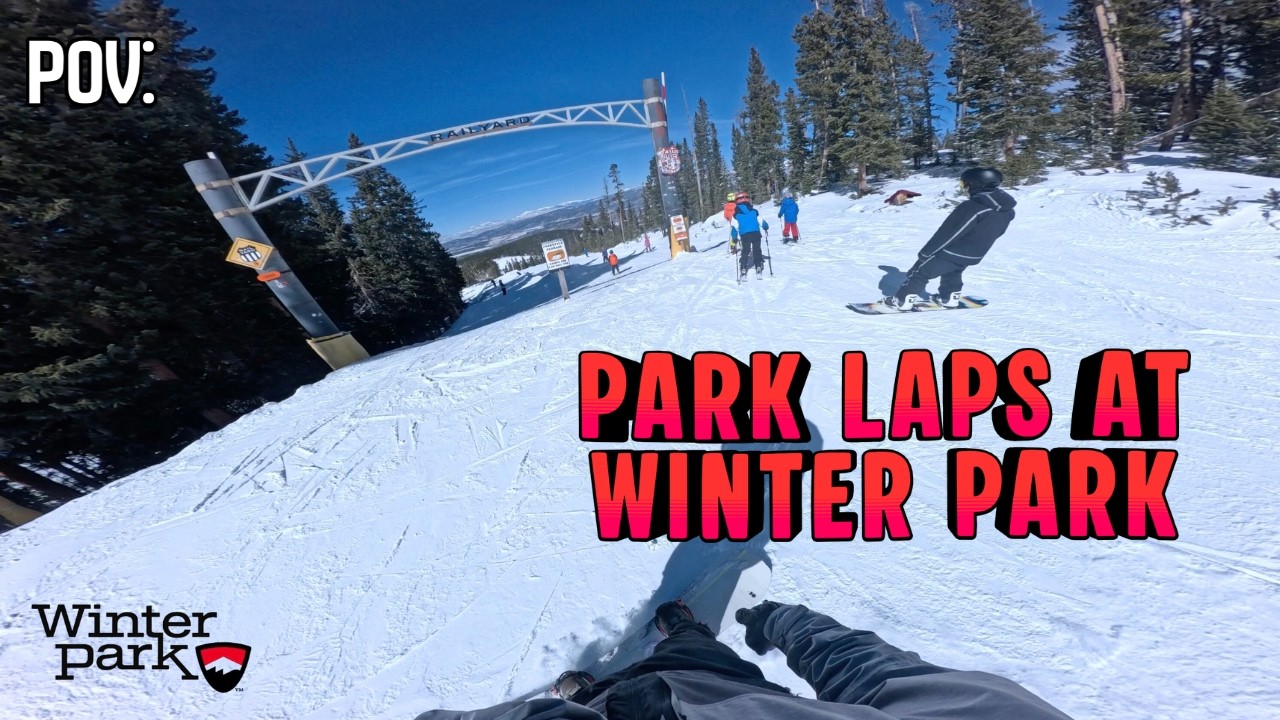 POV: The Terrain Parks at Winter Park Resort!