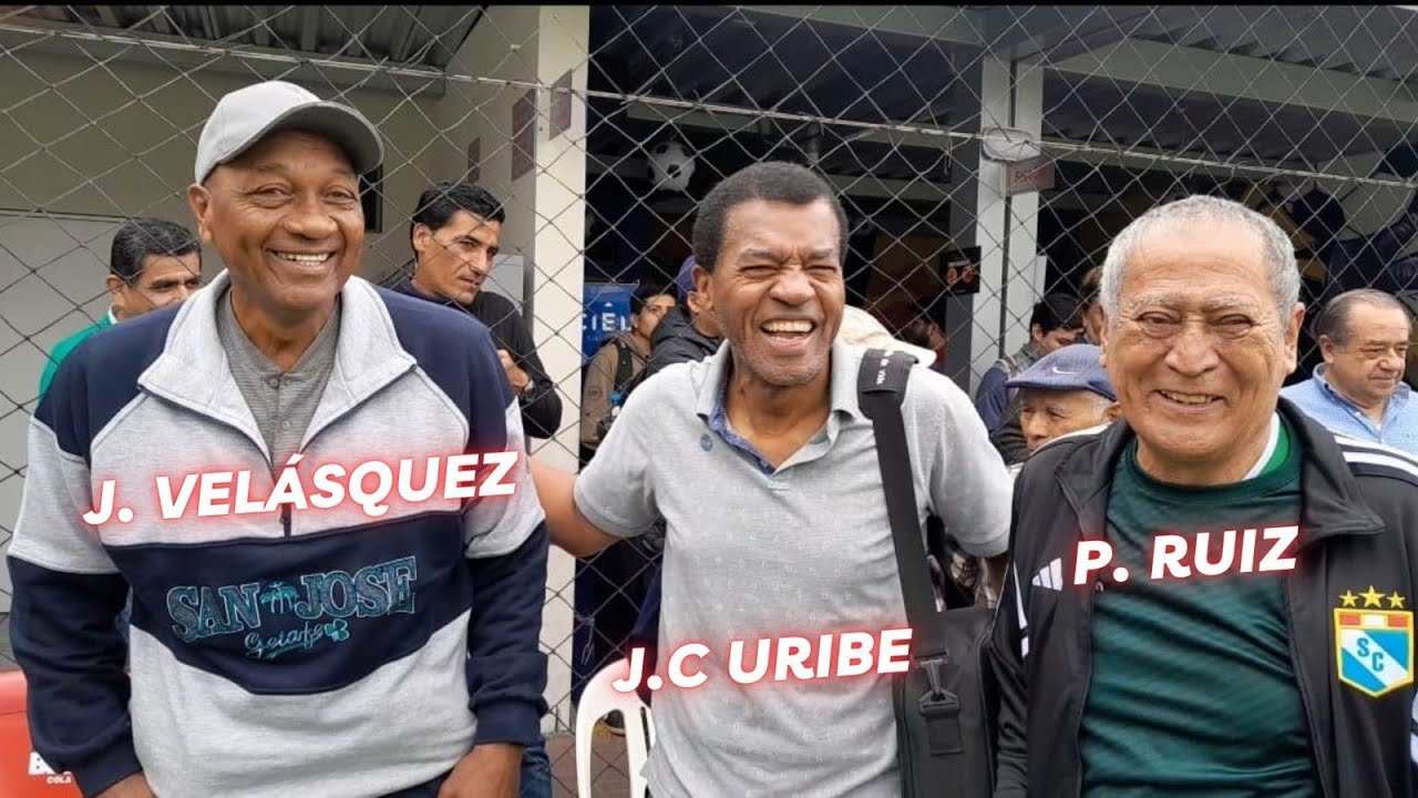 Encuentro de tres grandes de nuestro fútbol: José Velásquez, Julio Cesar Uribe y Pedrito Ruiz
