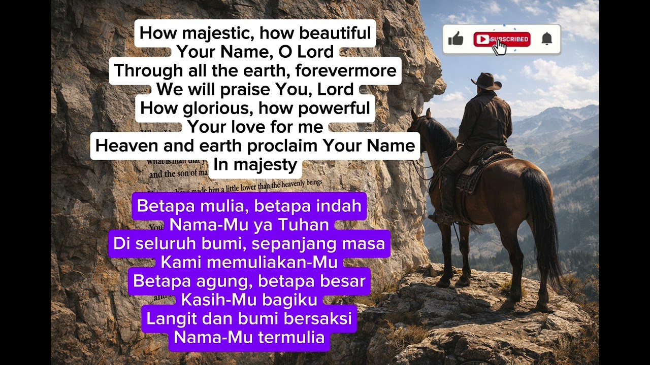 How Majestic Is Your Name”(Based on Psalm 8) cipt Torangto Situmorang 