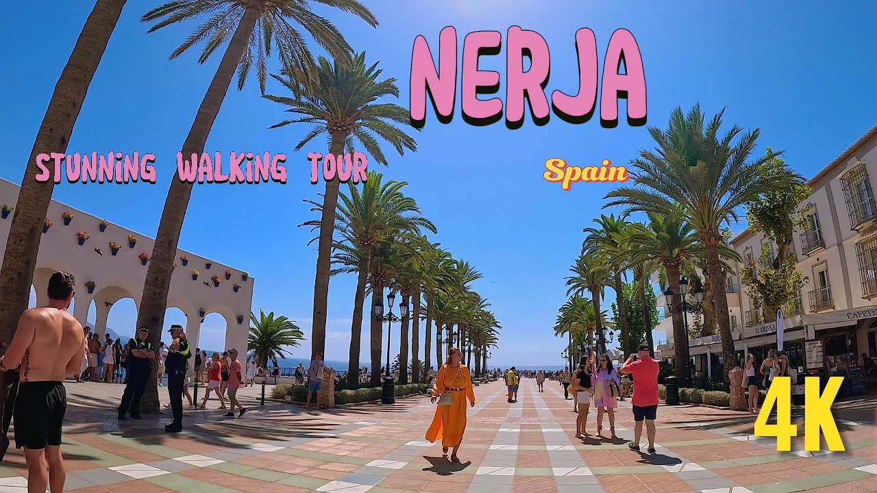 Nerja, Spain, costa del sol , a full walking tour