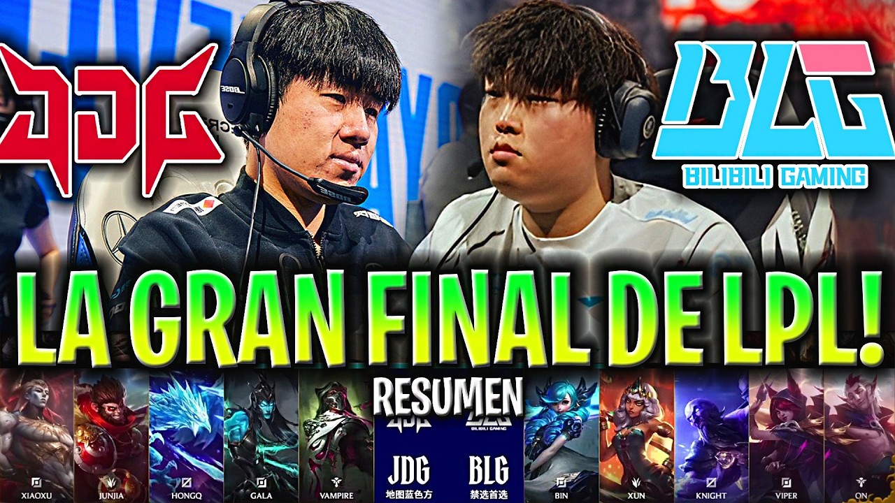 ASÍ FUE LA GRAN FINAL DE LA LPL! DAN MUCHO MIEDO! | BLG vs JDG Resumen Completo LPL Grand Finals