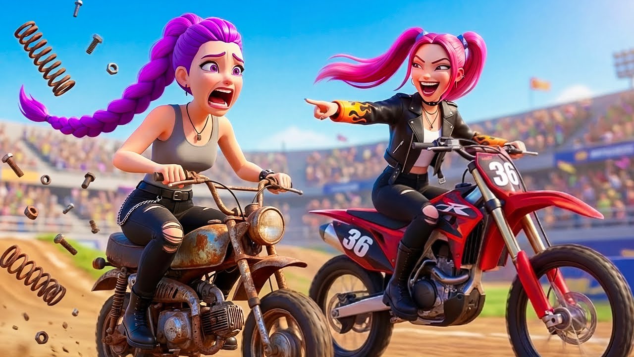 RUMI VS MIRA: Rumi Gets MOTORBIKE Racing Championship | KPOP DEMON HUNTERS [Official Music Video]
