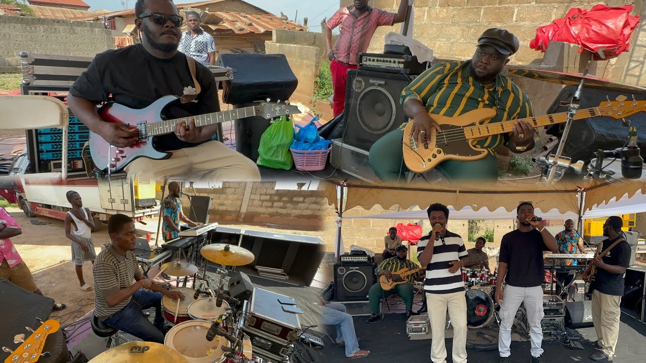 Amazing Funeral Reggae Ghanaian Live band ||GOOD SOUND||trending songs||