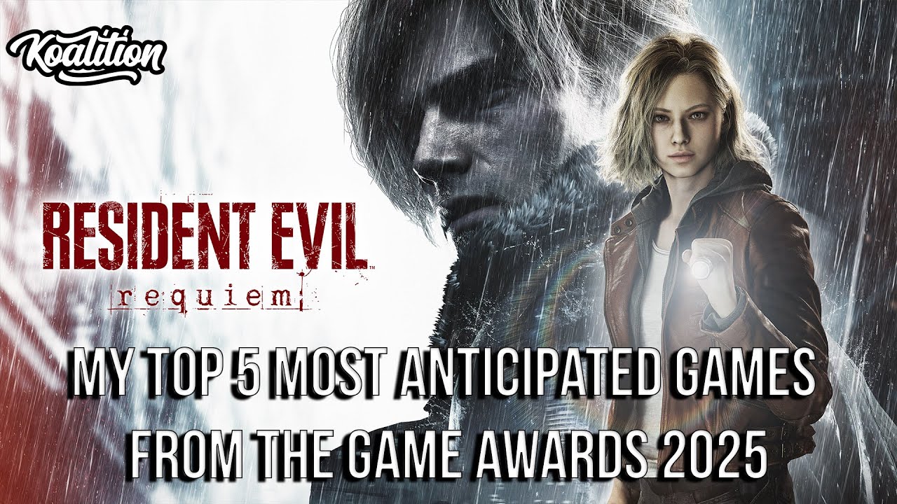 Мой топ-5 самых ожидаемых видеоигр с церемонии Game Awards 2025.