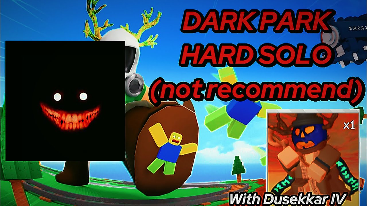 Dark Park — Hard SOLO (not recommended) | Retro Tower Defense