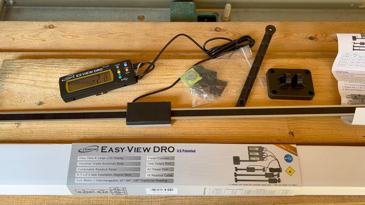 Improving the Woodland Mills HM122 - Part 2: Installing a DRO