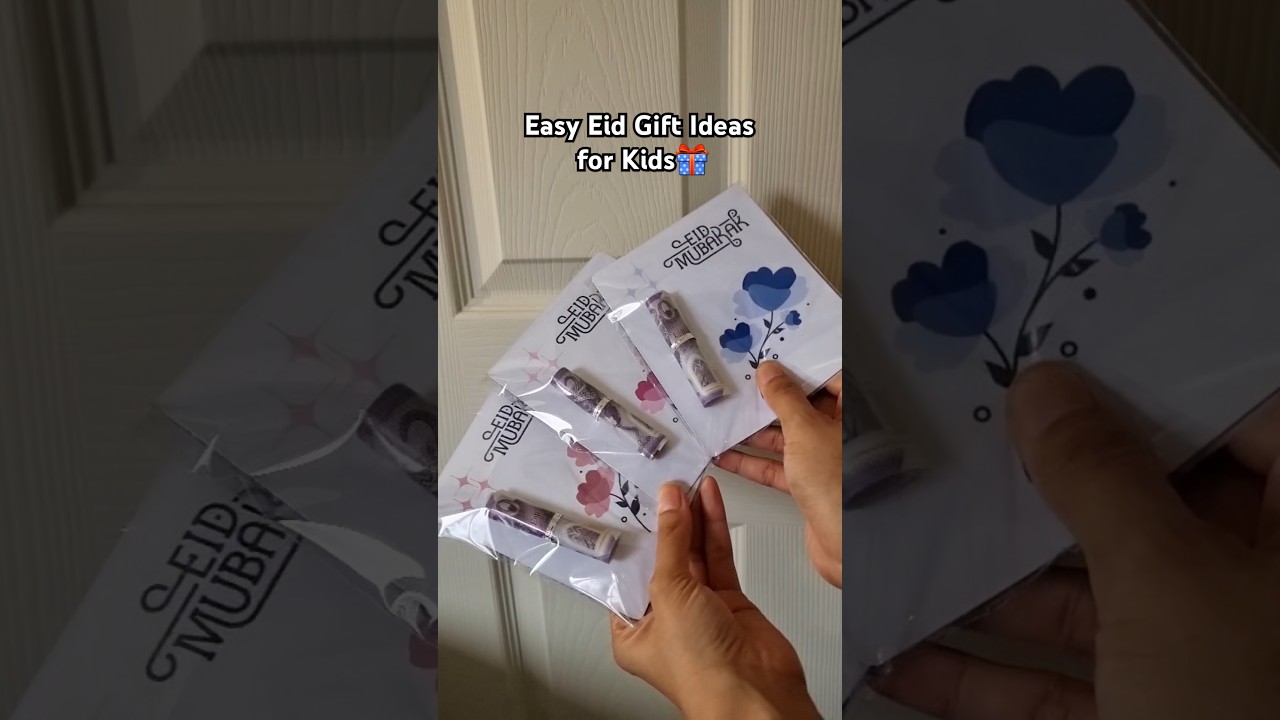 DIY Easy Eid Gift Ideas for Kids🎁 #shorts #eidmubarak