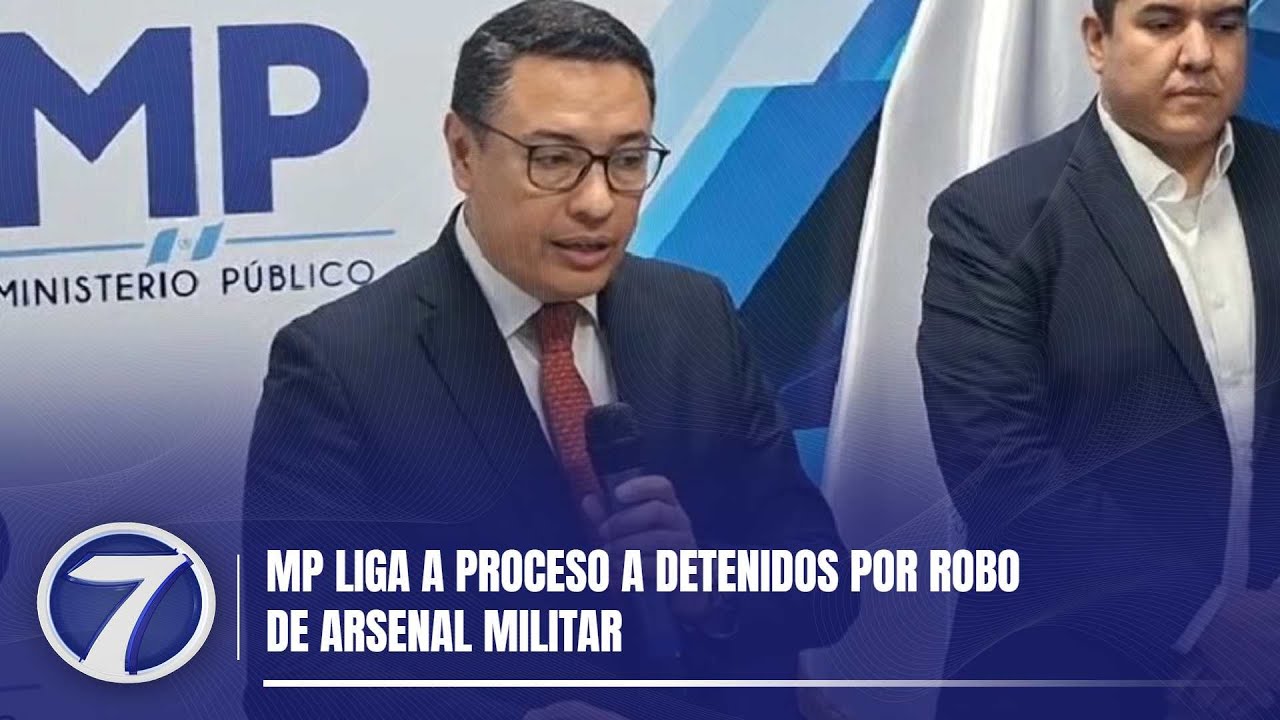 MP liga a proceso a detenidos por robo de arsenal militar