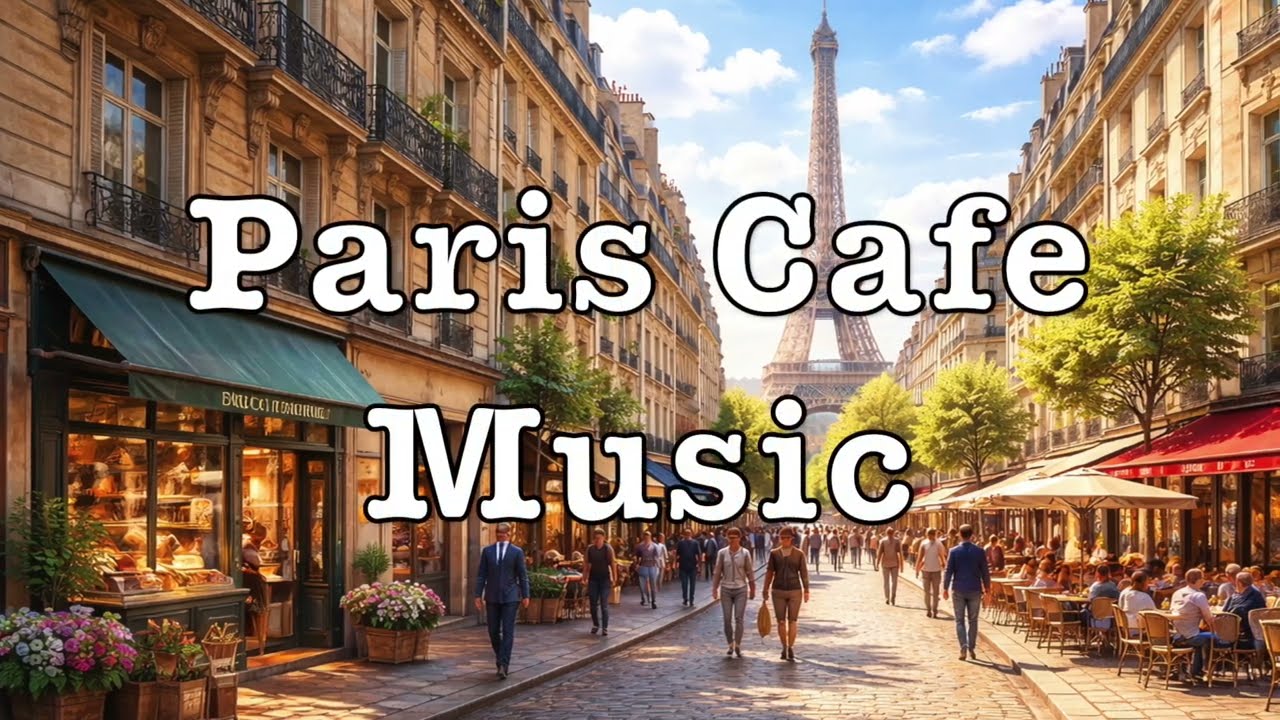 Paris Cafe Jazz ☕ Relaxing French Cafe Music | Parisian Coffee Shop Ambience for Study, Work & Chill