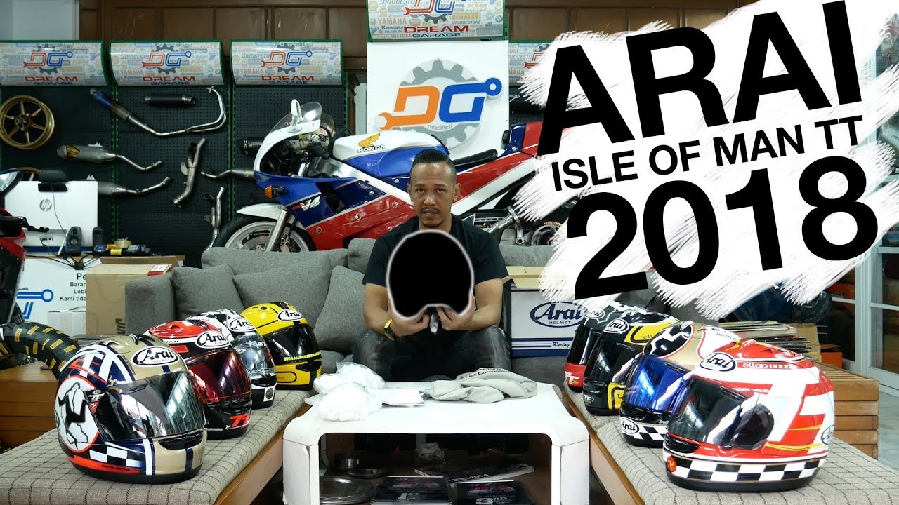New!!! Unboxing Arai IOM TT 2018