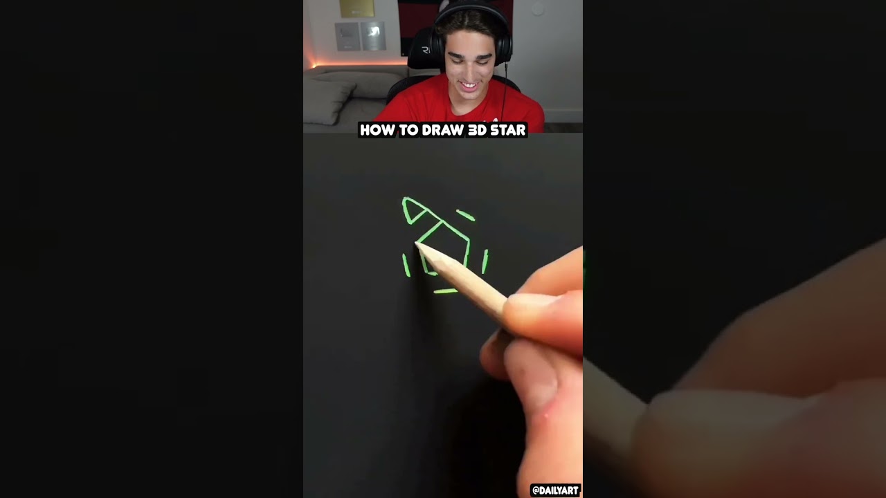 Как нарисовать 3D-звезду