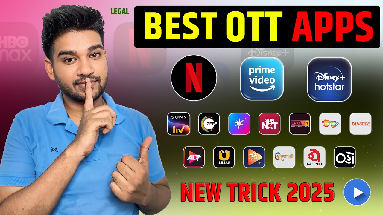 Free OTT Apps Like Netflix | Free Movies Apps 2025 | Legal OTT Platforms