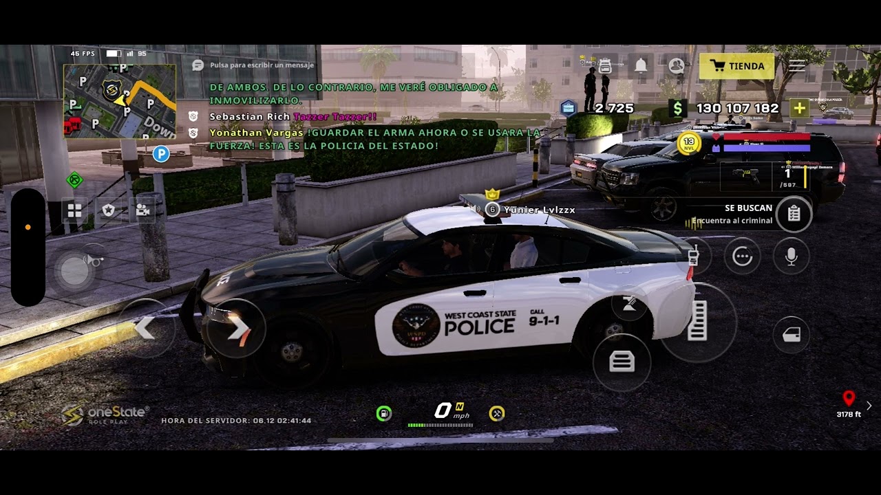Arresto #3 Criminal: Yunier Lvlzzx ~ONE STATE RP~