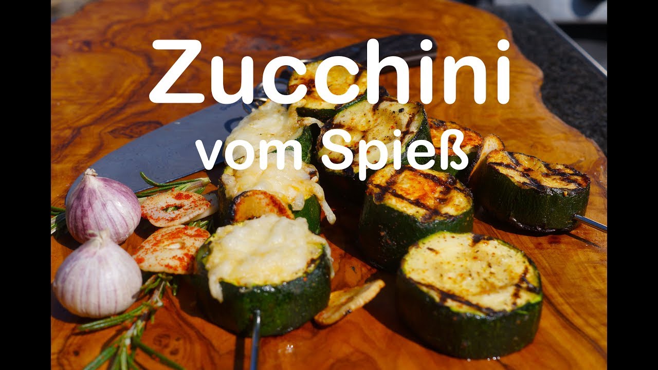 Zucchini vom Spieß