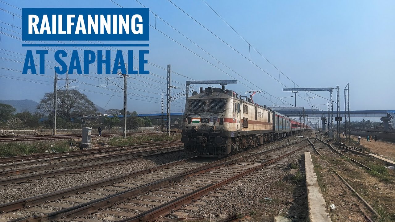 PART 3 RAILFANNING AT SAPHALE WITH HIGH SPEED ACTIONS AND ENJOY THE VIDEO 🔥🔥