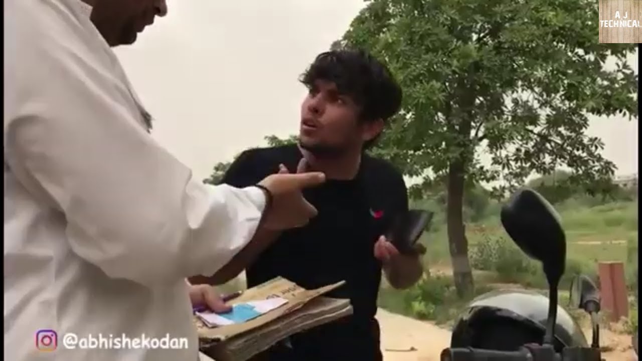 Best chalan comedy viral video..haryanvi II indian vs traffic police