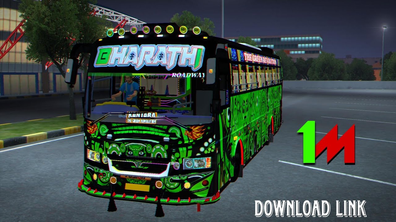 New bus mod 💥 download link 🔗 Bharathi ⚡ bus in master 💥game #bus #business #mod 