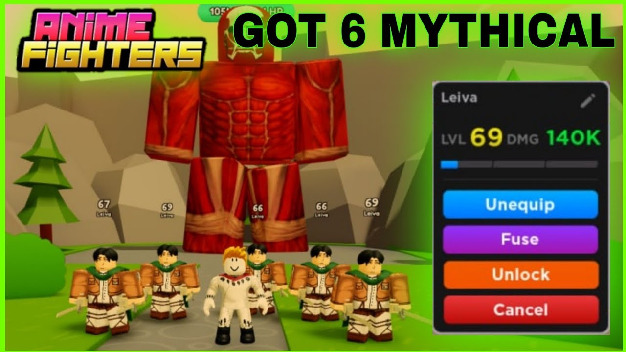 I Got 6 Mythical ( Levi Ackerman ) I Spent 4B Yen In Anime Fighters Simulator