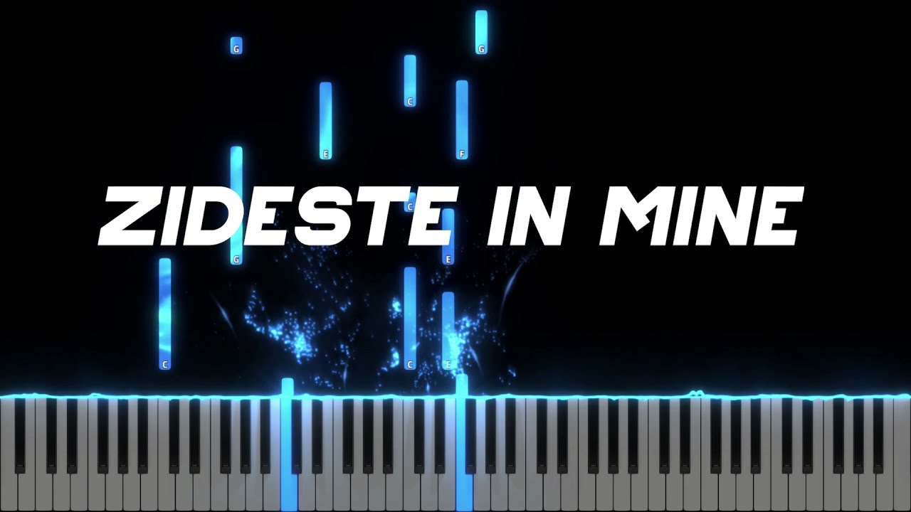 Zideste in mine - aranjament nou - Instrumental Pian - Negativ Pian - Tutorial #441