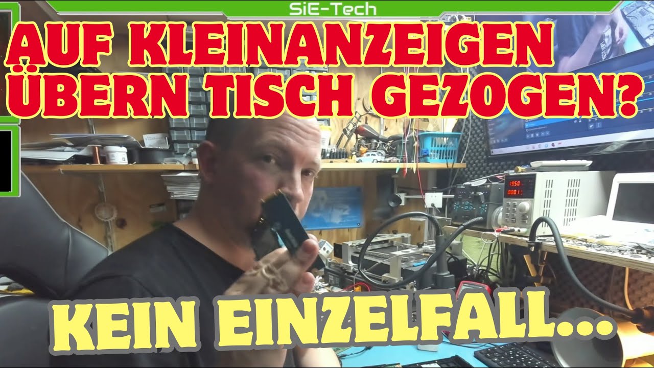Laptop bei Kleinanzeigen gekauft und es nicht wie beschrieben ist? Heutzutage normal...
