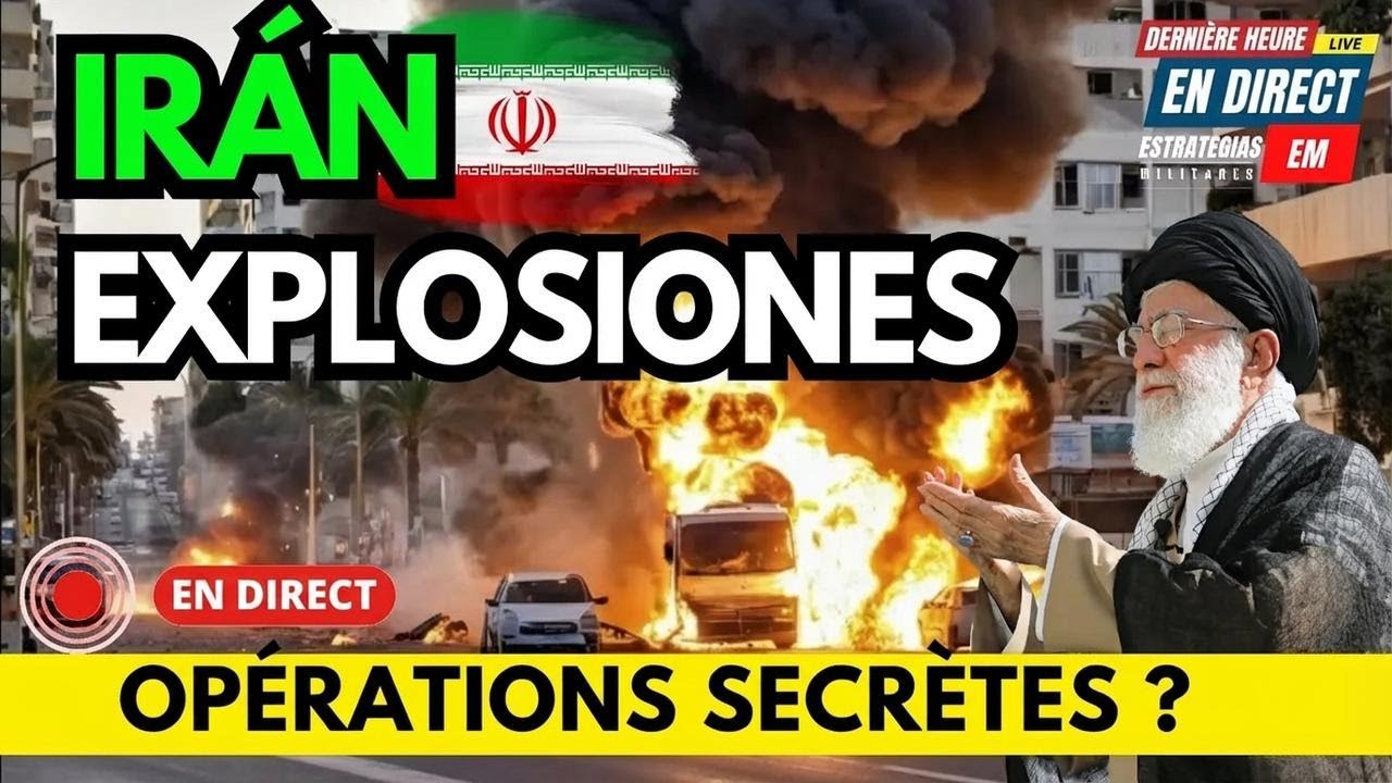 🚨 URGENT : Explosions en Iran – Une opération secrète en cours ?