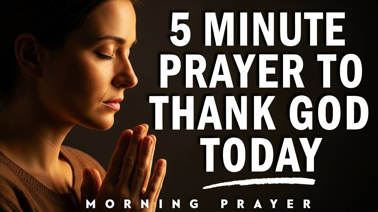 LORD, Thank You for Peace That Settles My Heart | 5 Minute Morning Prayer